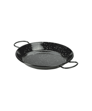 Black Enamel Paella Pan 20cm - Case Qty 6