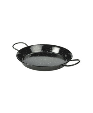 Black Enamel Paella Pan 26cm - Case Qty 6