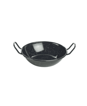 Black Enamel Dish 16cm - Case Qty 10
