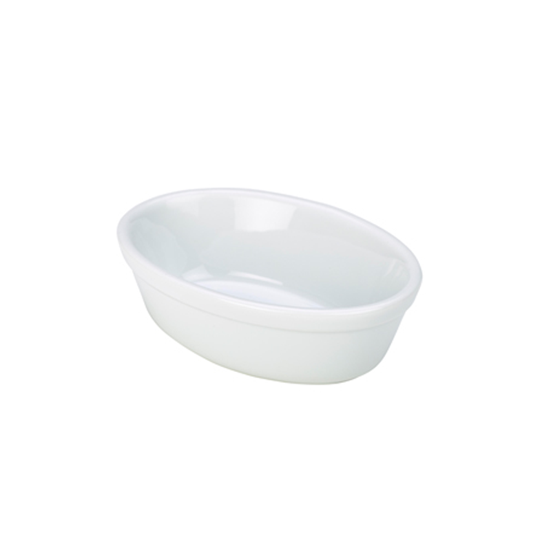 RGW Oval Pie Dish 14 x 10 x 4cm White - Case Qty 12