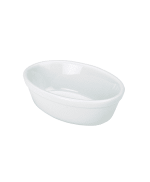 RGW Oval Pie Dish 16 x 11 x 5cm White - Case Qty 6