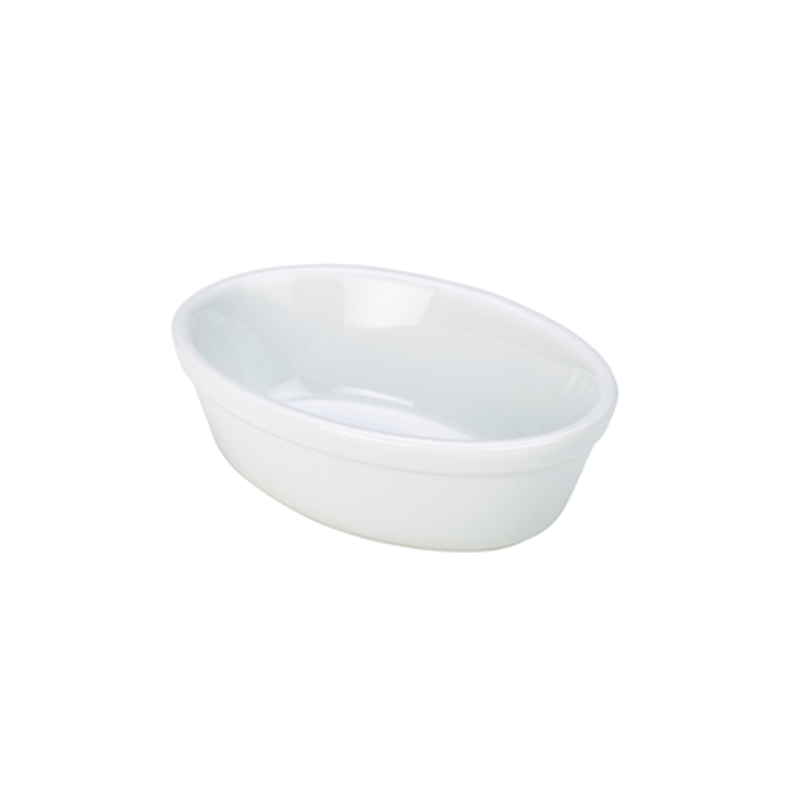 RGW Oval Pie Dish 16 x 11 x 5cm White - Case Qty 6