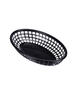 Fast Food Basket Black 23.5 x 15.4cm - Case Qty 6