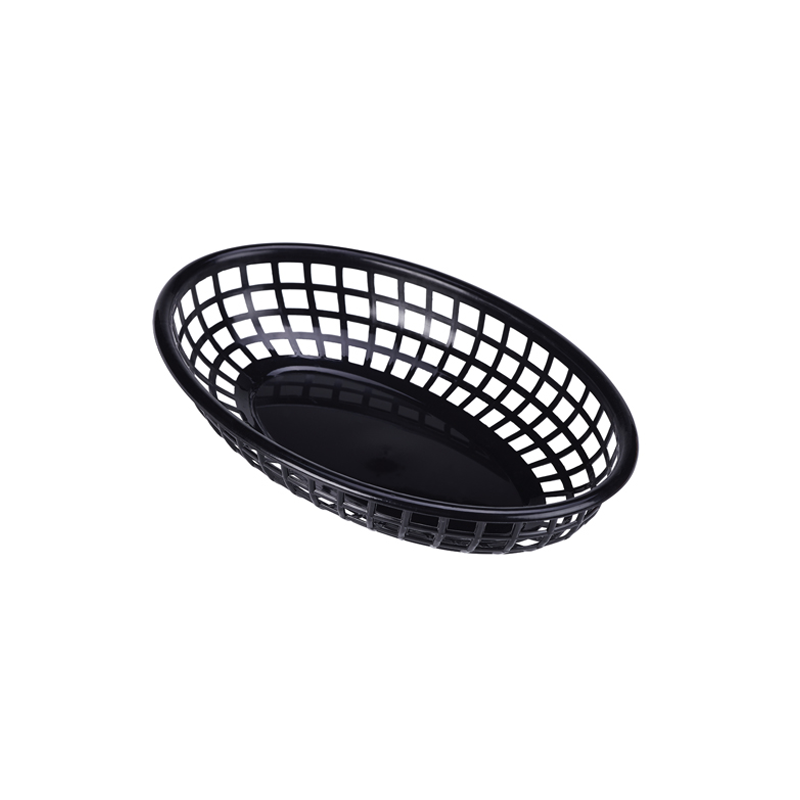 Fast Food Basket Black 23.5 x 15.4cm - Case Qty 6