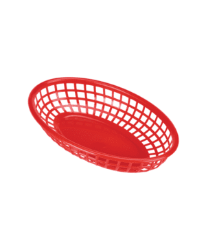 Fast Food Basket Red 23.5 x 15.4cm - Case Qty 6