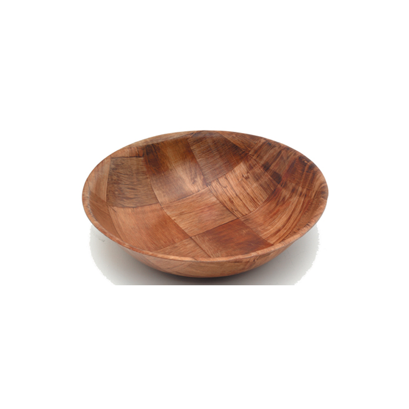 Woven Wood Bowls 8" (d) - Case Qty 1
