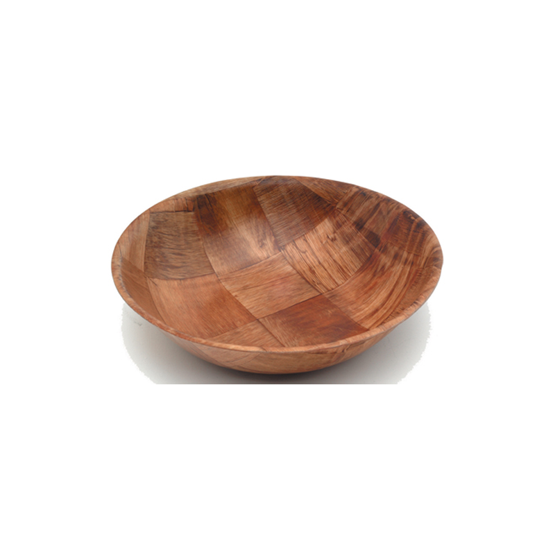 Woven Wood Bowls 6" (d) - Case Qty 1