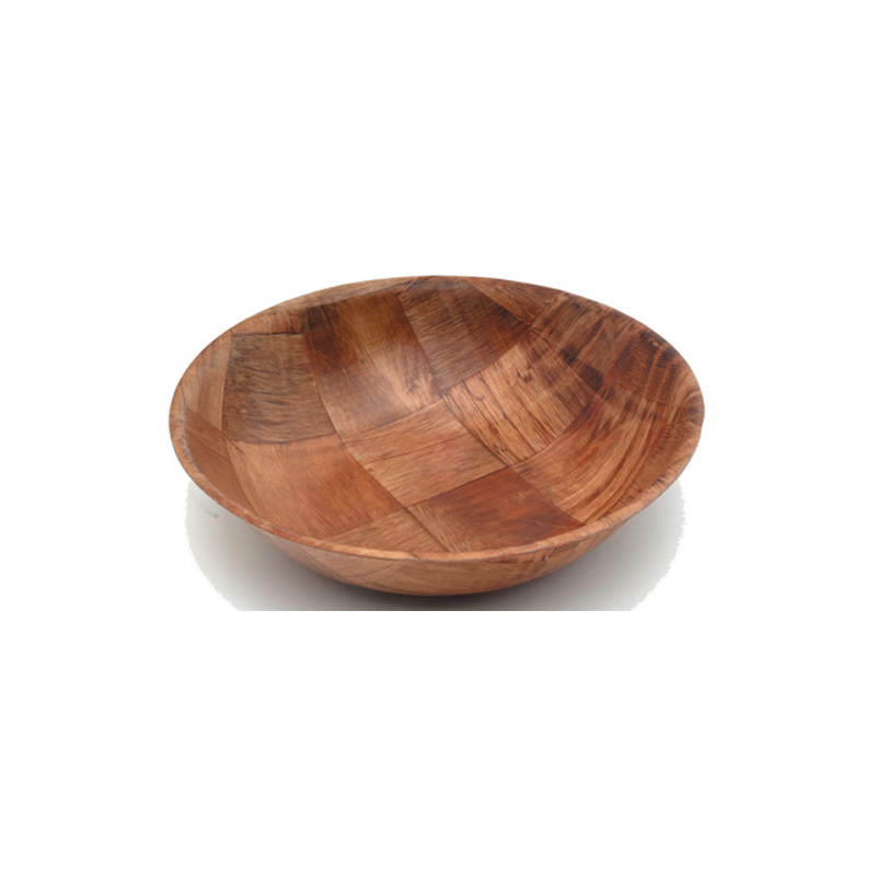 Woven Wood Bowls 10" (d) - Case Qty 1