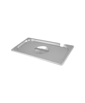 St/Steel Gastronorm Pan Notched Lid 1/1 - Case Qty 1