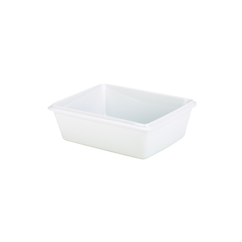 RGW Gastronorm Dish 1/2  White 32.5 x 26 x 10cm - 5.0L - Case Qty 1