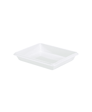 RGW Gastronorm Dish 1/2  White 32.5 x 26 x 5.5cm - 2.6L - Case Qty 1