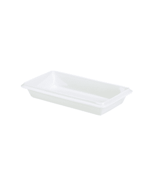 RGW Gastronorm Dish 1/3 White 32.5 x 17.5 x 5.5cm - 1.35L - Case Qty 1