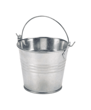 Galvanised Steel Serving Bucket 8.5cm (d) - Case Qty 1