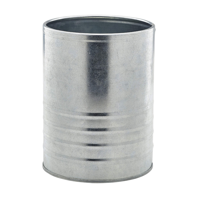Galvanised Steel Can 11cm (d) x 14.5cm - Case Qty 1