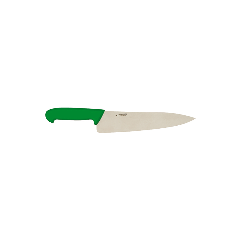 Genware Chef Knife Green 26.3cm 8" - Case Qty 1