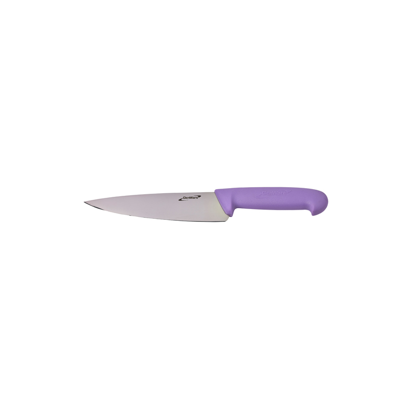 Genware Chef Knife Purple 26.3cm 8" - Case Qty 1