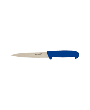 Genware Flexible Filleting Knife Blue 15.2cm 6" - Case Qty 1