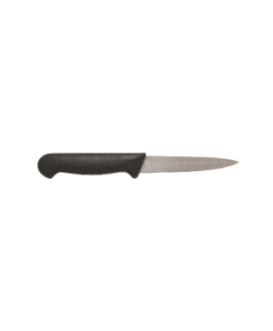 Genware Vegetable Knife Black 10.2cm 4" - Case Qty 1
