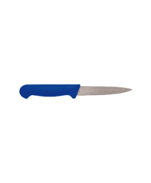 Genware Vegetable Knife Blue 10.2cm 4" - Case Qty 1