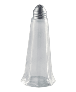 Glass Lighthouse Pepper Shaker Silver Top - Case Qty 1