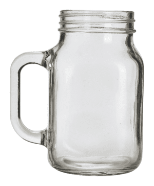 Genware Glass Mason Jar 50cl / 17.5oz - Case Qty 12