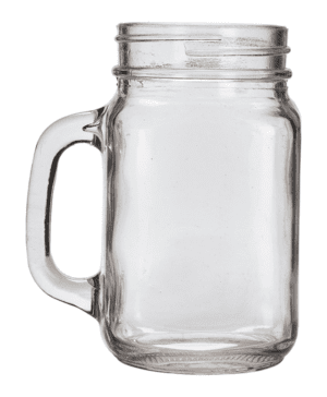 Genware Glass Mason Jar 68cl / 24oz - Case Qty 6