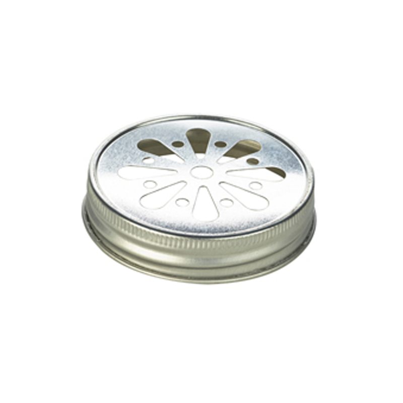 Genware Glass Mason Jar Lid - Case Qty 6