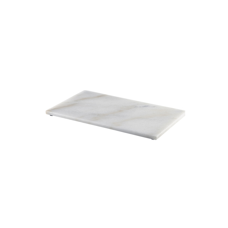 White Marble Platter 32x18cm GN 1/3 - Case Qty 1