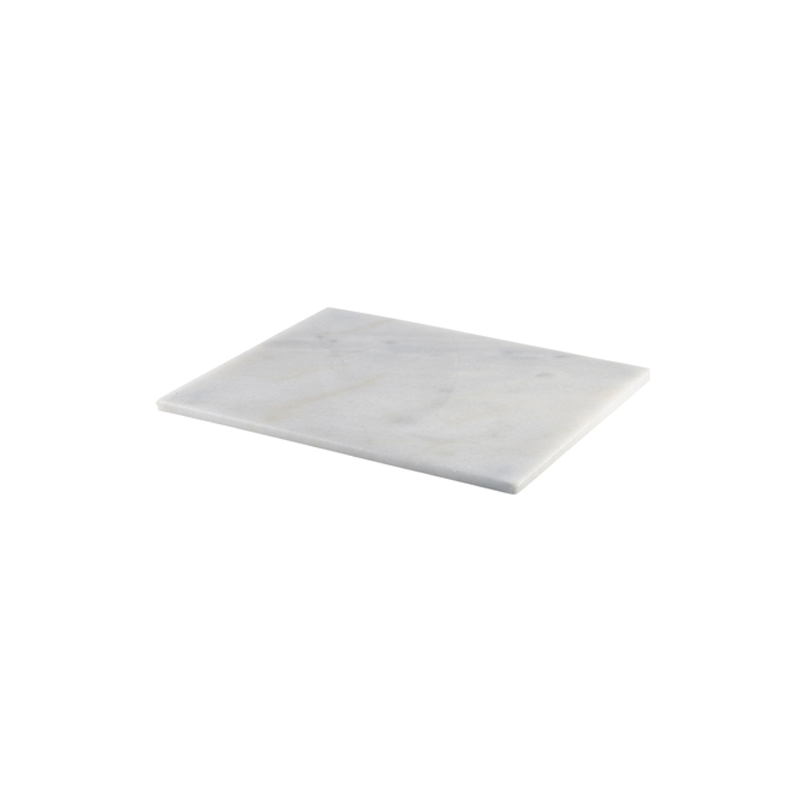 White Marble Platter 32x26cm GN 1/2 - Case Qty 1