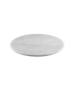 White Marble Platter 33cm (d) - Case Qty 1