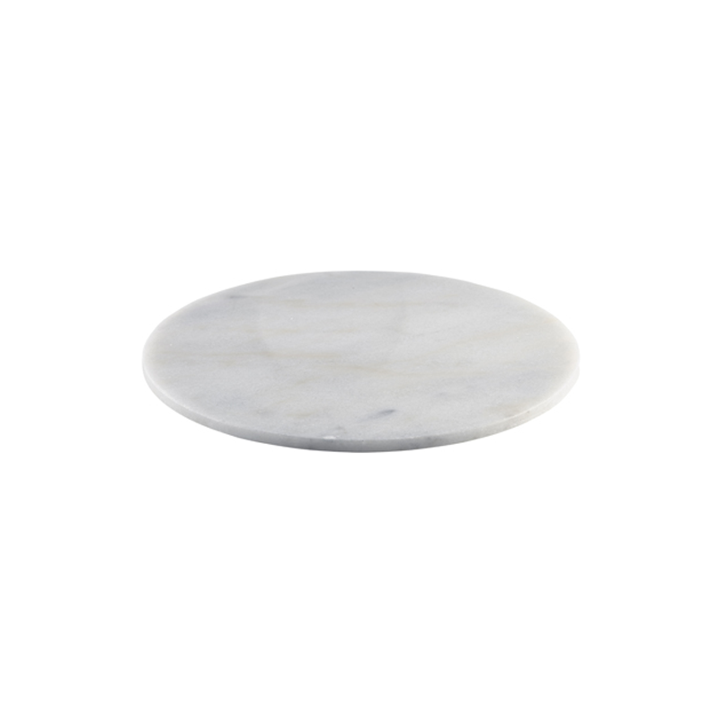 White Marble Platter 33cm (d) - Case Qty 1