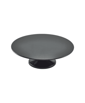 Black Melamine Cake Stand 33cm/13" - Case Qty 1