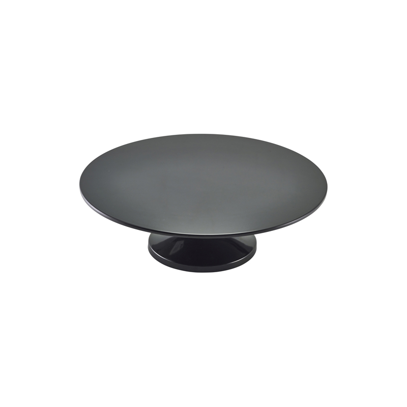 Black Melamine Cake Stand 33cm/13" - Case Qty 1