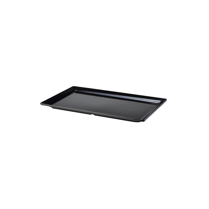 Black Melamine Platter GN 1/1 Size 53 x 32cm - Case Qty 1