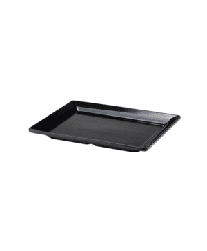 Black Melamine Platter GN 1/2 Size 32 x 26cm - Case Qty 1