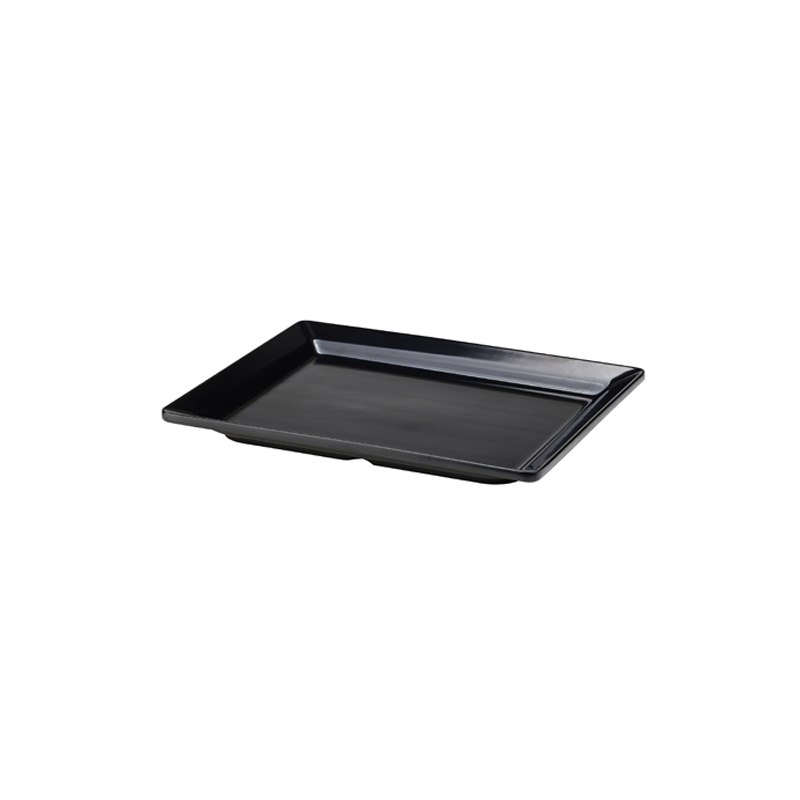 Black Melamine Platter GN 1/2 Size 32 x 26cm - Case Qty 1