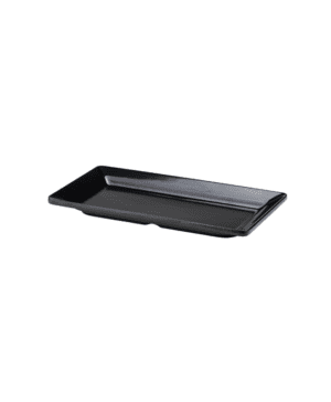 Black Melamine Platter GN 1/3 Size 32 x 17.5cm - Case Qty 1