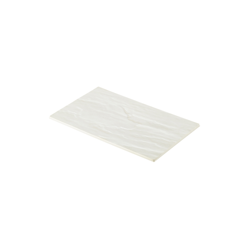 White Slate Melamine Platter GN 1/4 26.5 x 16cm - Case Qty 1