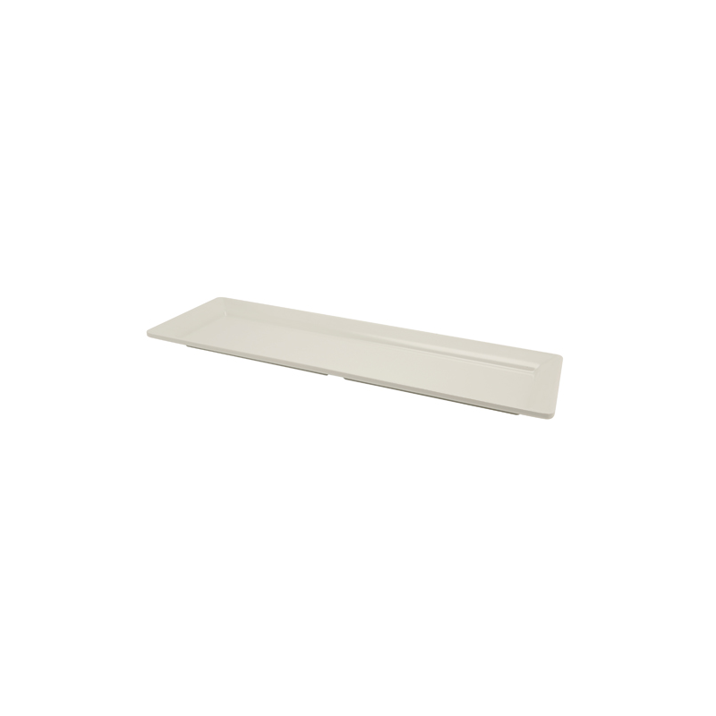 White Melamine Platter GN 2/4 53 x 17.5cm - Case Qty 1