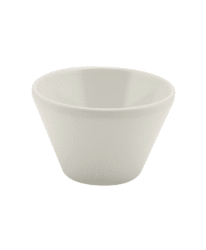 White Melamine Conical Buffet Bowl 8.5 x 5cm - Case Qty 1