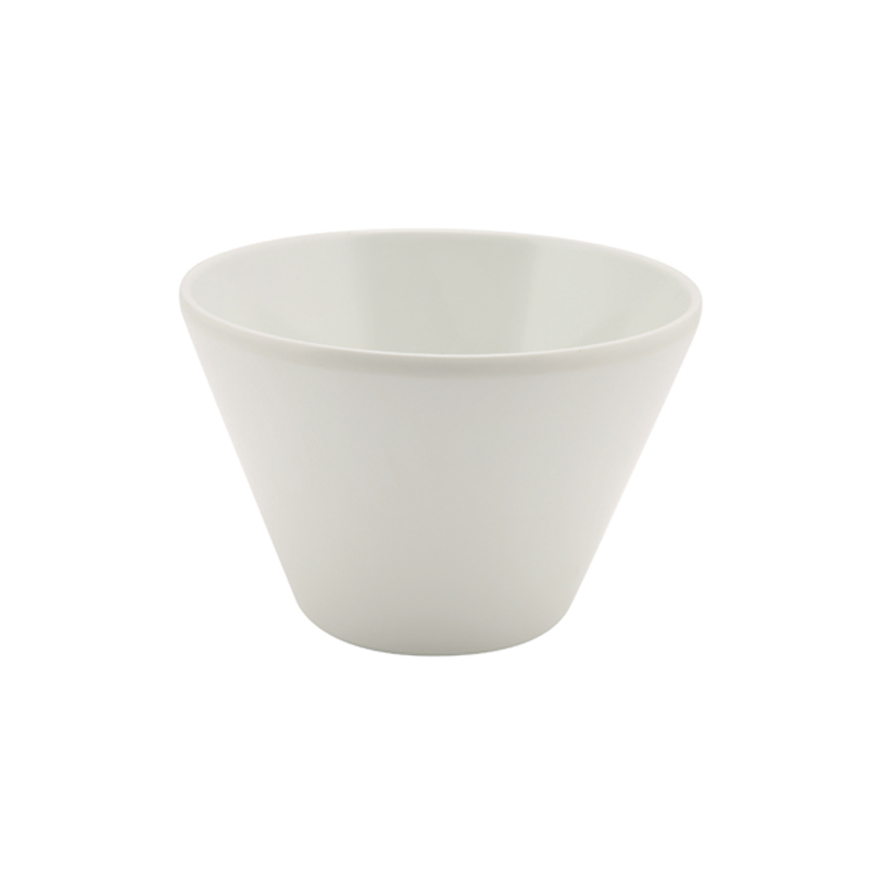 White Melamine Conical Buffet Bowl 15.7 x 10cm - Case Qty 1