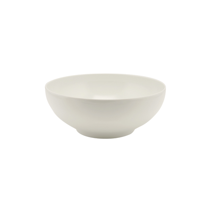 White Melamine Round Buffet Bowl 15.7 x 7.5cm - Case Qty 1