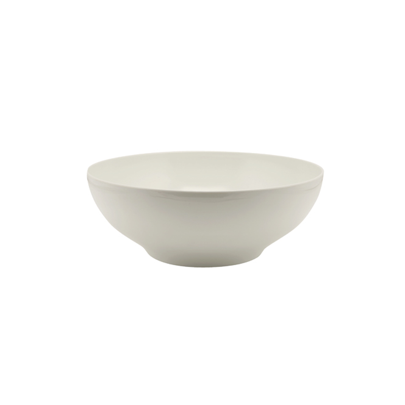 White Melamine Round Buffet Bowl 35.5 x 12.5cm - Case Qty 1