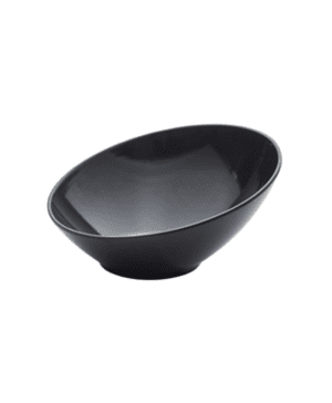 Black Melamine Slanted Buffet Bowl 21 x 20 x 10cm - Case Qty 1