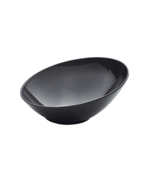 Black Melamine Slanted Buffet Bowl 30 x 29 x 13cm - Case Qty 1