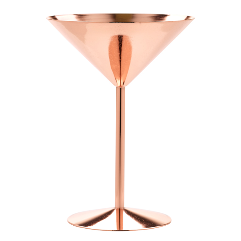 Copper Martini Glass 24cl / 8.5oz - Case Qty 1