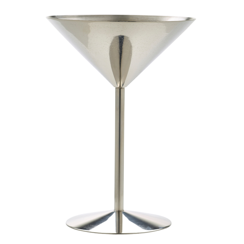 St/Steel Martini Glass 24cl / 8.5oz - Case Qty 1