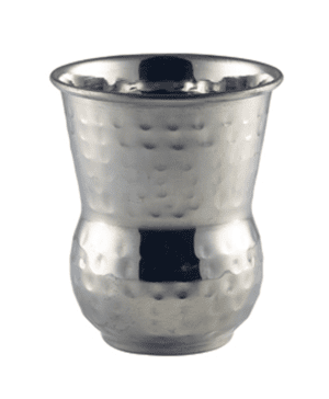 Moroccan St/Steel Hammered Tumbler 40cl / 14oz - Case Qty 1