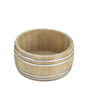 Miniature Wooden Barrel 16.5(d) x 8cm - Case Qty 1