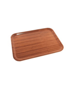 Non-Slip Darkwood Tray 460 x 340mm - Case Qty 1